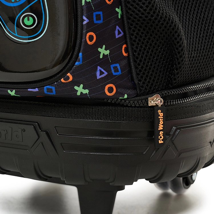 Mochila Escolar FW 2026 Fun World Game On 18" con Carro Desmontable Art.202157